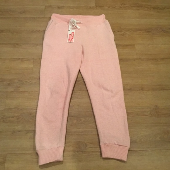 Fleece Factory Salmon Drawcord Sweatpants - Picture 2 of 4